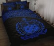 Alohawaii Home Set - Quilt Bed Set Samoa - Blue Curve Version | Alohawaii.co