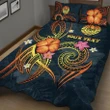 Alohawaii Home Set - Quilt Bed Set Polynesian Tahiti Personalised - Legend of Tahiti (Blue) - BN15