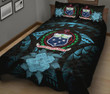 Alohawaii Home Set - Quilt Bed Set Samoa Hibiscus Blue | Alohawaii.co