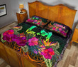 Alohawaii Home Set - Quilt Bed Set Tonga Polynesian - Summer Hibiscus - BN15
