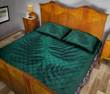 Alohawaii Home Set - Quilt Bed Set Dark Green New Zealand Fern A02