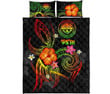 Alohawaii Home Set - Quilt Bed Set Federated States of Micronesia Polynesian - Legend of FSM (Reggae) - BN15