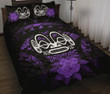 Alohawaii Home Set - Quilt Bed Set Marquesas Islands Hibiscus Purple | Alohawaii.co