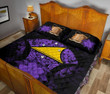 Alohawaii Home Set - Quilt Bed Set Tokelau Hibiscus Purple A02