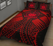 Alohawaii Home Set - Quilt Bed Set Samoa Polynesian - Samoa Red Seal with Polynesian Tattoo | Alohawaii.co