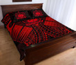 Alohawaii Home Set - Quilt Bed Set Samoa Polynesian - Samoa Red Seal with Polynesian Tattoo - BN18