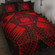 Alohawaii Home Set - Quilt Bed Set Samoa Polynesian - Samoa Red Seal with Polynesian Tattoo | Alohawaii.co