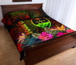 Alohawaii Home Set - Quilt Bed Set Guam Polynesian Personalised - Hibiscus and Banana Leaves - BN15