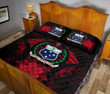 Alohawaii Home Set - Quilt Bed Set Samoa Hibiscus Red A02