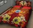 Alohawaii Home Set - Quilt Bed Set Federated States Of Micronesia Custom Personalised - Tribal Tuna Fish - BN39