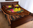 Alohawaii Home Set - Quilt Bed Set Hawaii Kanaka Maoli - Polynesian Hook And Hibiscus - BN25