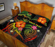 Alohawaii Home Set - Quilt Bed Set American Samoa Polynesian Personalised - Legend of American Samoa (Reggae) - BN15