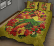 Alohawaii Home Set - Quilt Bed Set Kanaka Maoli (Hawaiian) - Polynesian Hula Girl Tropical Flower A24