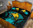 Alohawaii Home Set - Quilt Bed Set Papua New Guinea Hibiscus Turquoise A02