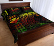 Alohawaii Home Set - Quilt Bed Set Hawaii Map Kanaka Polynesian Hula Girl Reggae J5