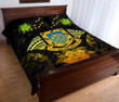 Alohawaii Home Set - Quilt Bed Set Tuvalu Hibiscus Reggae A02