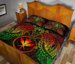 Alohawaii Home Set - Quilt Bed Set Polynesian Hawaii Reggae Kanaka Maoli Turtle Manta Ray - BN18