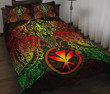 Alohawaii Home Set - Quilt Bed Set Polynesian Hawaii Reggae Kanaka Maoli Turtle Manta Ray | Alohawaii.co