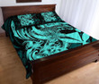 Alohawaii Home Set - Quilt Bed Set Polynesian Hawaii - Kanaka Maoli Blue Turtle - BN12