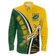 Love New Zealand Long Sleeve Button Shirt - South Africa Rugby Sport New Style A35