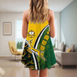 Love New Zealand Strap Summer Dress - South Africa Rugby Sport New Style A35