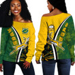 Love New Zealand Off Shoulder Sweaters - South Africa Rugby Sport New Style A35