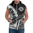 Love New Zealand Sleeveless Hoodie - New Zealand Rugby Silver Fern A35