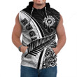 Love New Zealand Sleeveless Hoodie - New Zealand Rugby Silver Fern A35