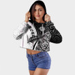 Love New Zealand Croptop Hoodie - New Zealand Rugby Silver Fern A35