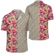 Alohawaii Shirt - Hawaii Seamless Tropical Flower Plant Pattern Background Lauhala Moiety Hawaiian Shirt