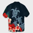Hawaiian Hibiscus And Turtle Polynesian Hawaiian Shirt - AH - JR - Alohawaii
