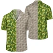 Alohawaii Shirt - Tropical Green Lauhala Moiety Hawaiian Shirt