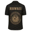 Kakau Polynesian Coat Of Arms Hawaii Shirt - Gold - AH - J6 - Alohawaii