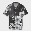 Alohawaii Shirt - Hawaiian Hibiscus Black And White Polynesian Hawaiian Shirt