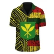 Hawaii Kanaka Flag Polynesian Hawaiian Shirt - Bright Style - AH - JA