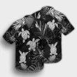 Hawaiian - Silver Tropical Turtle Hawaiian Shirt AH - J0R - Alohawaii