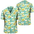 Alohawaii Shirt - Tropical Plumeria Blue Hawaiian Shirt