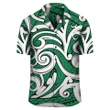 Polynesian Maori Ethnic Ornament Green Hawaiian Shirt - AH - J1 - Alohawaii