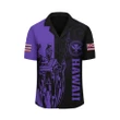 Lovenewzealand Shirt - Hawaii King Polynesian Hawaiian Shirt - Lawla Style Purple - AH - J4