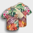Hawaii Tropical Hibiscus Turtle Beige Hawaiian Shirt - AH - J4R - Alohawaii
