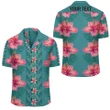 Alohawaii Shirt - (Personalized) Tropical Flower Polynesia Hawaiian Shirt Haka Style