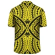 Polynesian Tradition Yellow Hawaiian Shirt - AH - J1 - Alohawaii