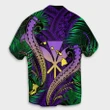 Hawaii Shark Polynesian Tropical Hawaiian Shirt - Purple - AH - J4R - Alohawaii