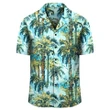 Tropical Palm Trees Blue Hawaiian Shirt - AH - J1 - Alohawaii