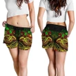 Lovenewzealand Short - Samoa Women's Shorts - Reggae Shark Polynesian Tattoo - BN18