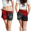 Lovenewzealand Short - Samoa Polynesian Shorts (Women) - Red Turtle - BN1518