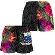 Lovenewzealand Short - Samoa All Over Print Women's Shorts - Polynesian Hibiscus Pattern - BN39