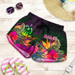 Alohawaii Short - Vanuatu Personalised Women's Shorts - Summer Hibiscus | Alohawaii.co