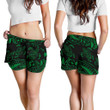 Lovenewzealand Short - Hawaii Polynesian Women's Short - Green Sea Turtle - BN12