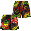 Lovenewzealand Short - Samoa Polynesian Women Shorts - Reggae Plumeria - BN11